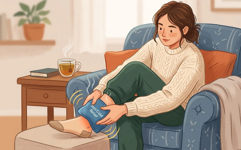 발목찜질